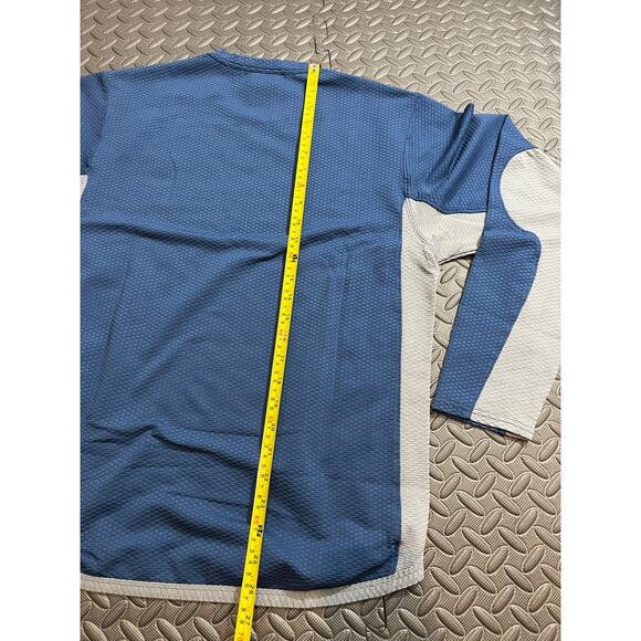 Vintage y2k NIKE SPHERE Blue/Gray Long Sleeve Shirt Mens Size M Textured - Picture 6 of 8